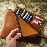 Case Horse Leather Pen Case_g