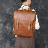 Crazy Horse Leather Backpack_G