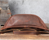 미친 말 가죽 어깨 bag_ah