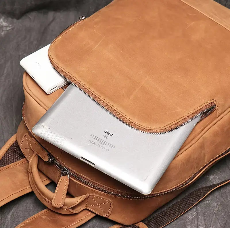 Cowhide Backpack — Style B