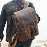 クレイジーホースレザー リュックサック_K