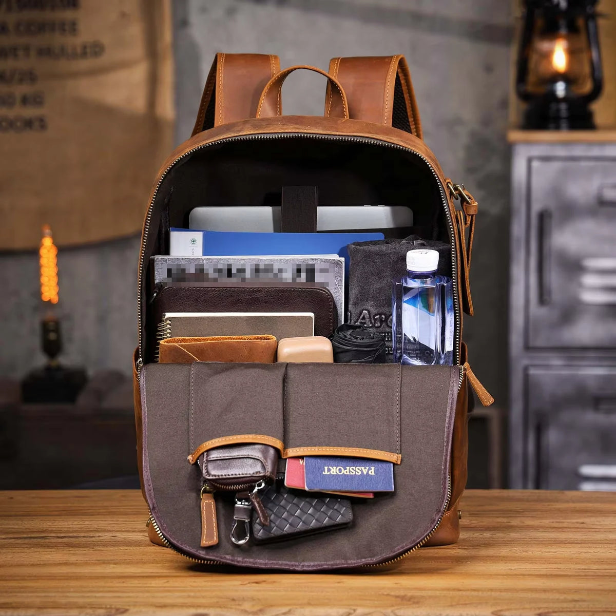 Crazy Horse Leather Rucksack_AW