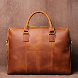 حقيبة من جلد الحصان المجنون/Business Bag_p