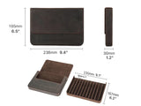 Crazy Horse Leather Pen Case_D