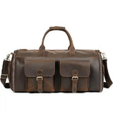 Crazy Horse Leather Garment Bag_B