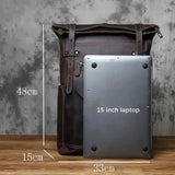 Mochila de cuero de caballo loco_as