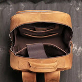 Genuine leather backpack_Unisex_B