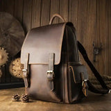 Crazy Horse Leather Backpack_ak