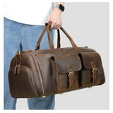 Crazy Horse Leather Garment Bag_B