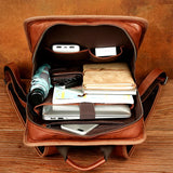 Sac à dos en cuir véritable_Unisex_F