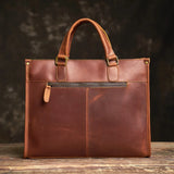 حقيبة من جلد الحصان المجنونة/Business Bag_M