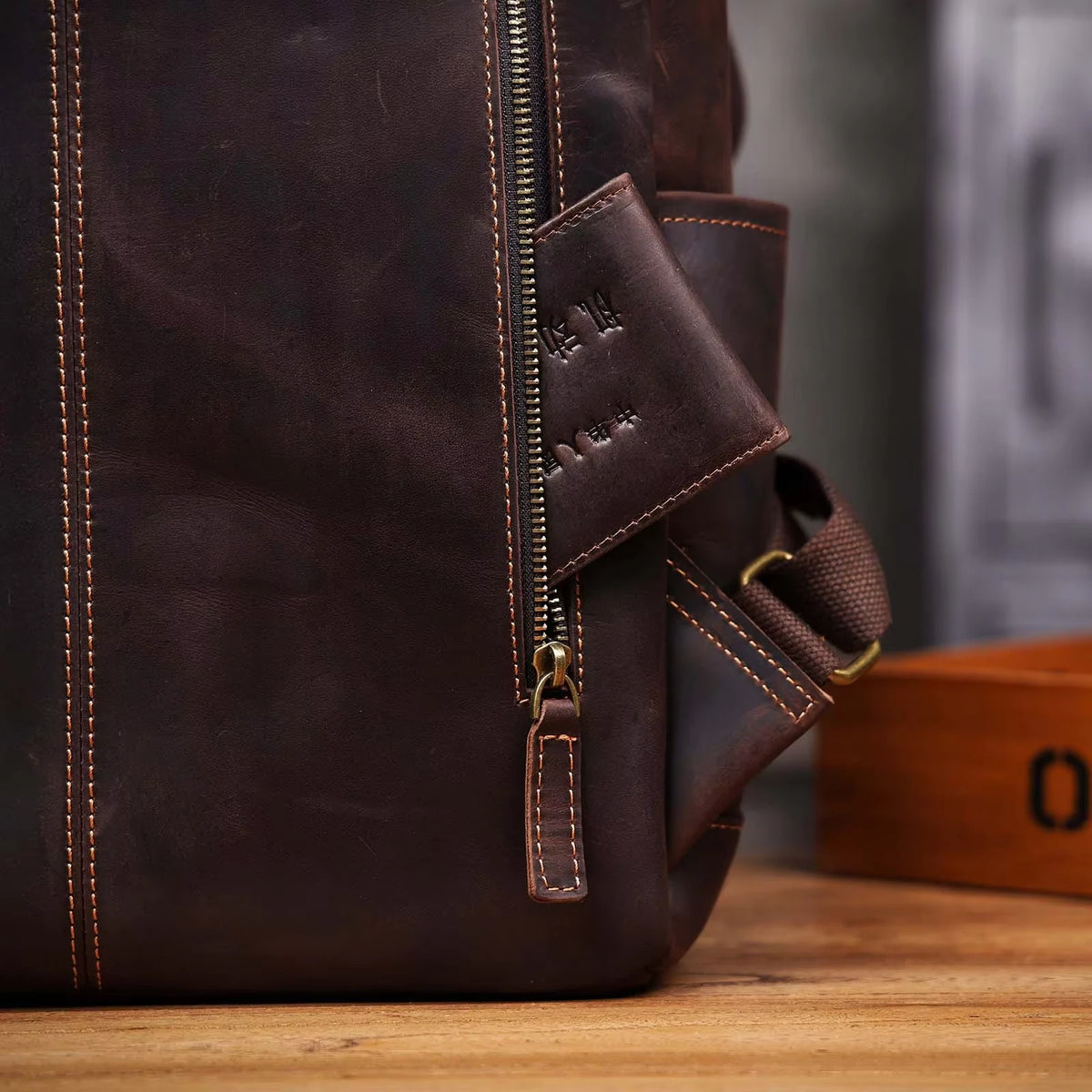 Crazy Horse Leather Rucksack_AW