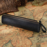Crazy Horse Leather Pen Case_B
