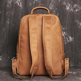 Genuine leather backpack_Unisex_B
