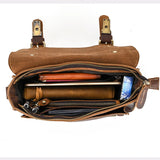 Crazy Horse Leather Shoulder Bag_F