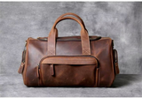 Mala de viagem em pele crazy horse — Modelo J — Imagem de detalhe 13