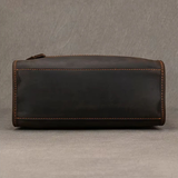 Saco tote em pele crazy horse — Modelo L — Imagem de detalhe 6