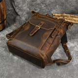 Rucksack aus Crazy Horse-Leder — Modell AF — Detailansicht 7