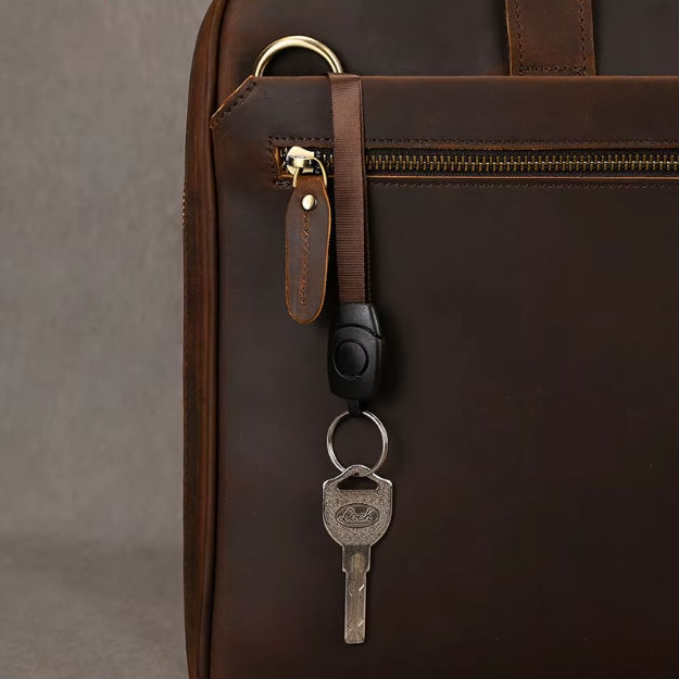 Aktentasche aus Crazy Horse-Leder — Modell U — Detailansicht 20