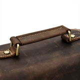 Bolsa para câmara em pele crazy horse — Modelo B