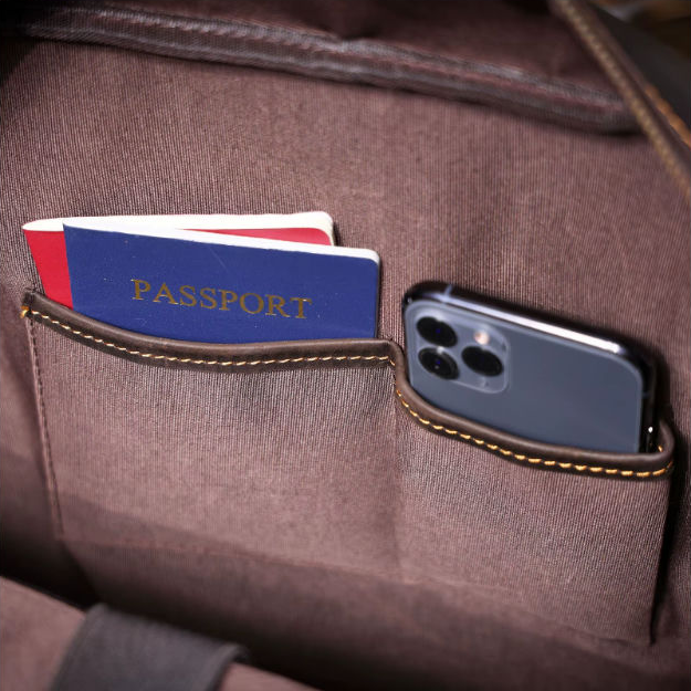 Sac à dos en cuir crazy horse — Modèle AU