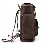 Mochila em pele crazy horse — Modelo M