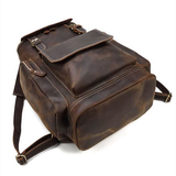 Mochila em pele crazy horse — Modelo M