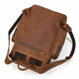 Mochila em pele crazy horse — Modelo M
