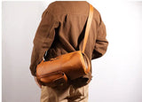 Crazy Horse Leather Crossbody Back_U Product Image 5