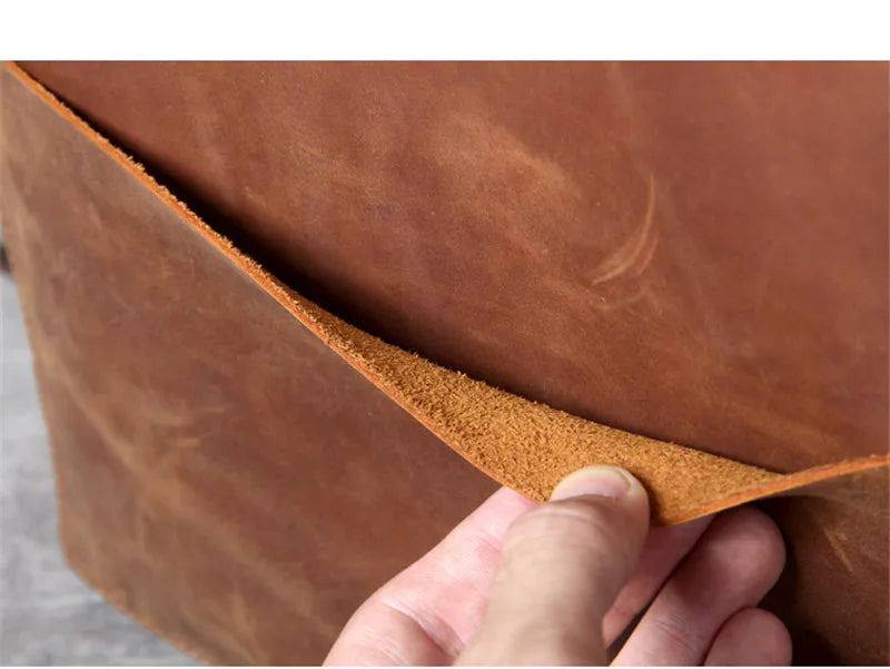 Crazy Horse Leather 3-Way Tote — Style K — Detail image 30
