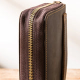 Crazy horse leather wallet_D