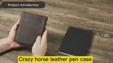 Case Horse Leather Pen case_e