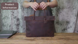 حقيبة من جلد الحصان المجنون/Business Bag_i