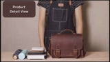 미친 말 가죽 숄더 bag_h