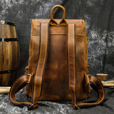 Backpack_c de cuero de caballo loco
