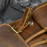 Backpack_c de cuero de caballo loco