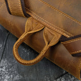 Backpack_c de cuero de caballo loco
