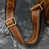 Backpack_c de cuero de caballo loco