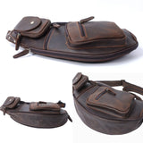 Crazy Horse Leather Crossbody Back_S