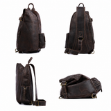 Crazy horse leather crossbody bag_W