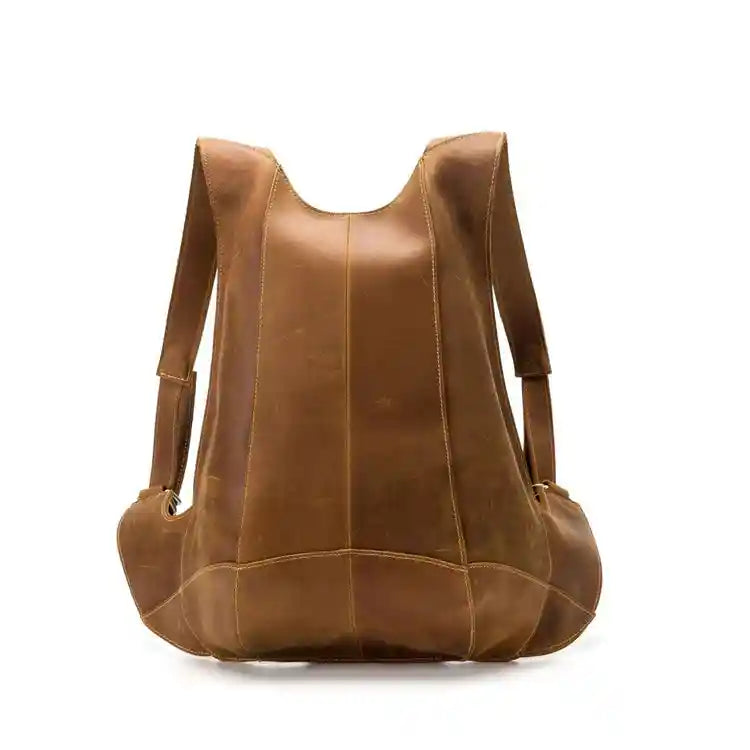 Mochila fina em pele crazy horse — Modelo AN