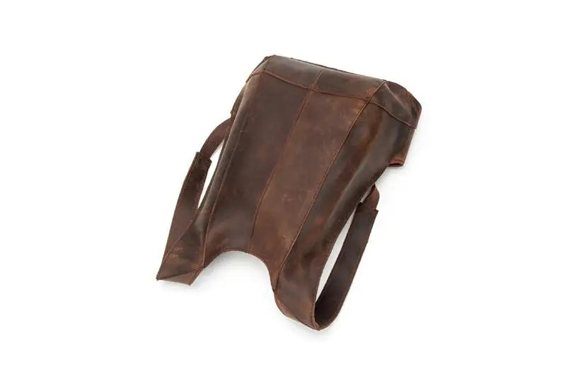 Mochila fina em pele crazy horse — Modelo AN — Ilustração do artigo 15