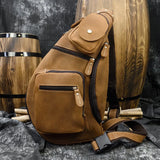 Crazy Horse Leather Crossbody Back_S