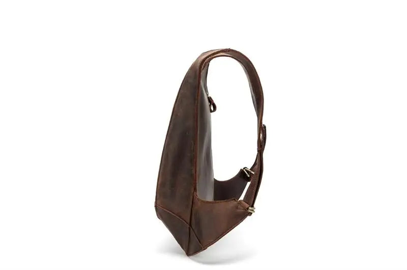 Mochila fina em pele crazy horse — Modelo AN — Ilustração do artigo 12