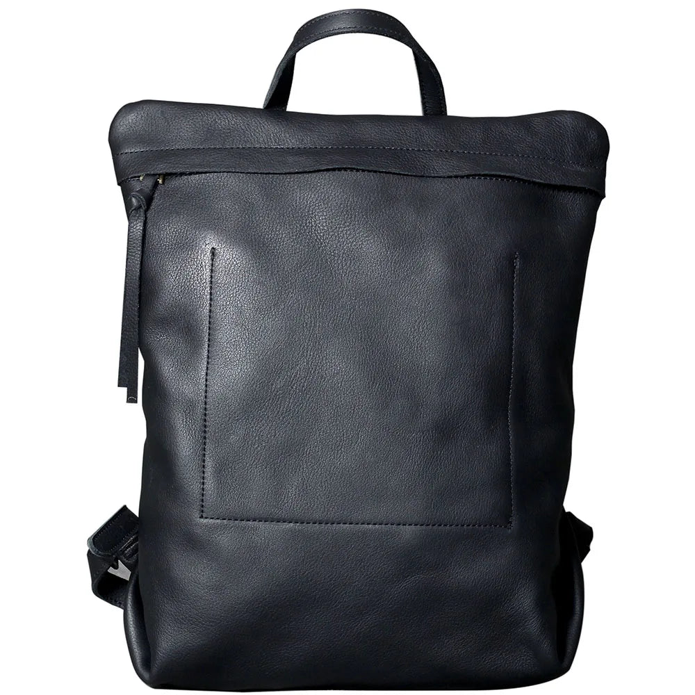 Schmaler Rucksack aus Rindsleder — Modell G