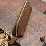 Crazy Horse Leather Pen Case_A