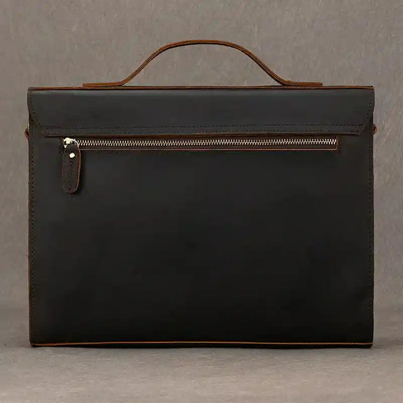 Aktentasche aus Crazy Horse-Leder — Modell Z