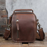 Crazy Horse Leather Mini Shoulder Bag_Q