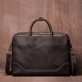 Crazy Horse Leather Briefcase/Business Bag_X