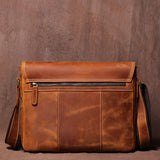 Crazy Horse Leather Shoulder Bag_am